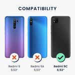 Husa pentru Xiaomi Redmi 9C, Silicon, Negru, 52851.05, Kwmobile fotografia produsului View 5 S