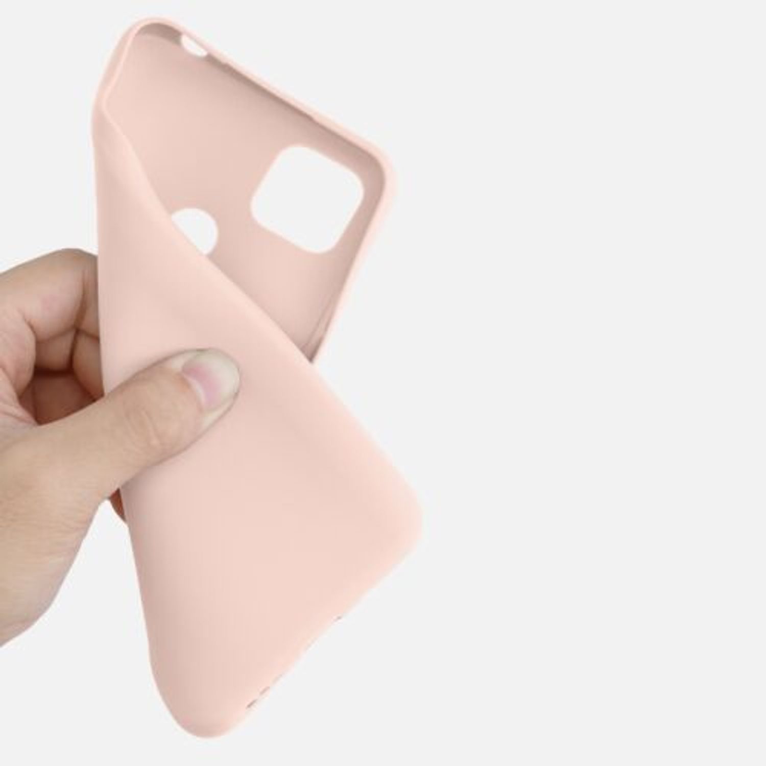 Husa pentru Xiaomi Redmi 9C, Silicon, Roz, 52850.225, Kwmobile fotografia produsului View 7 L