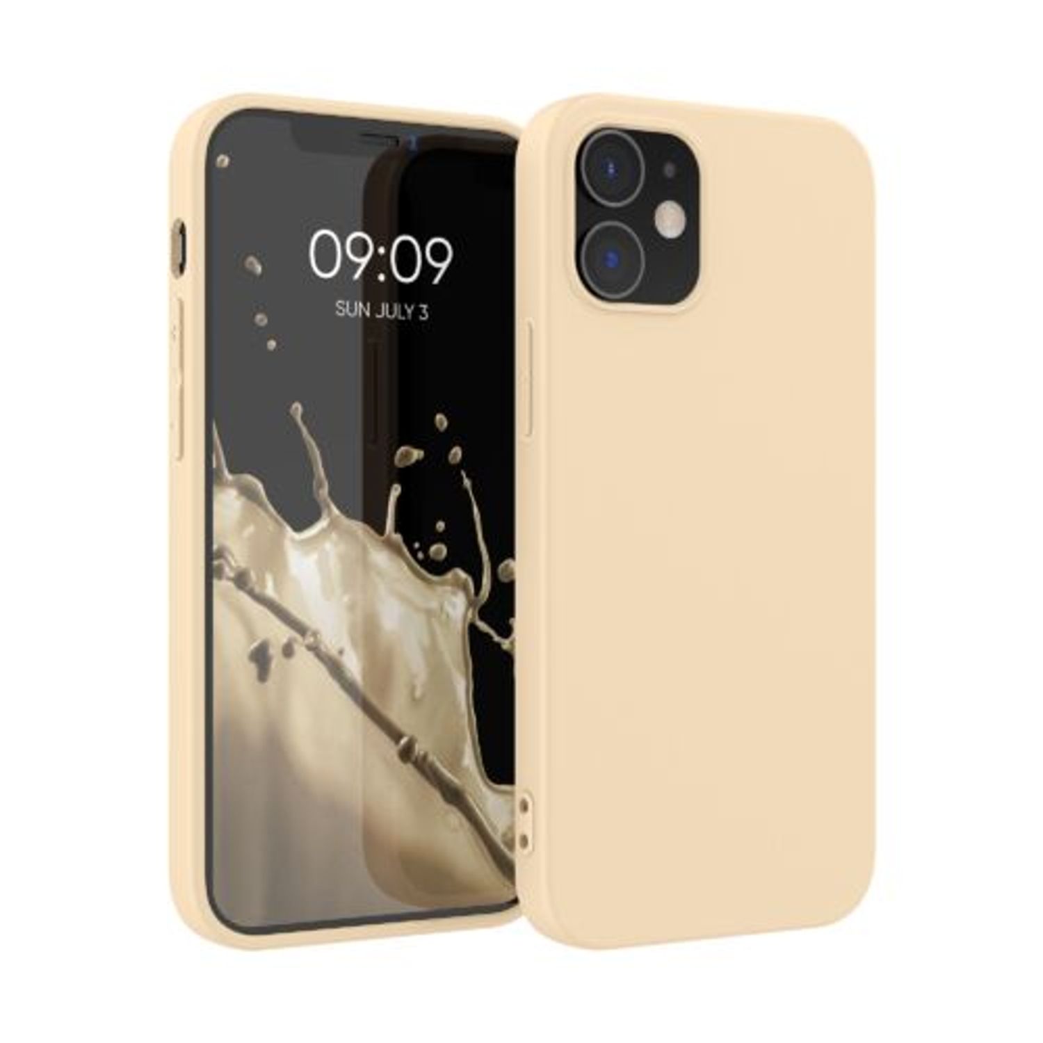 Husa pentru Apple iPhone 12/iPhone 12 Pro, Silicon, Crem, 53938.210 fotografia produsului View 20 L