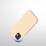 Husa pentru Apple iPhone 12/iPhone 12 Pro, Silicon, Crem, 53938.210 fotografia produsului View 11 S