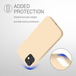 Husa pentru Apple iPhone 12/iPhone 12 Pro, Silicon, Crem, 53938.210 fotografia produsului View 14 S