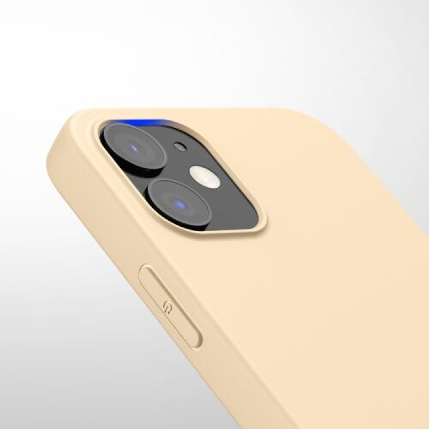 Husa pentru Apple iPhone 12/iPhone 12 Pro, Silicon, Crem, 53938.210 fotografia produsului View 12 L