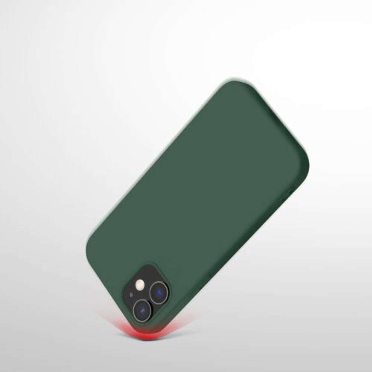 Husa pentru Apple iPhone 12/iPhone 12 Pro, Silicon, Verde, 53938.169 fotografia produsului View 11 L