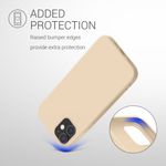 Husa pentru Apple iPhone 12/iPhone 12 Pro, Silicon, Crem, 53938.154 fotografia produsului View 6 S