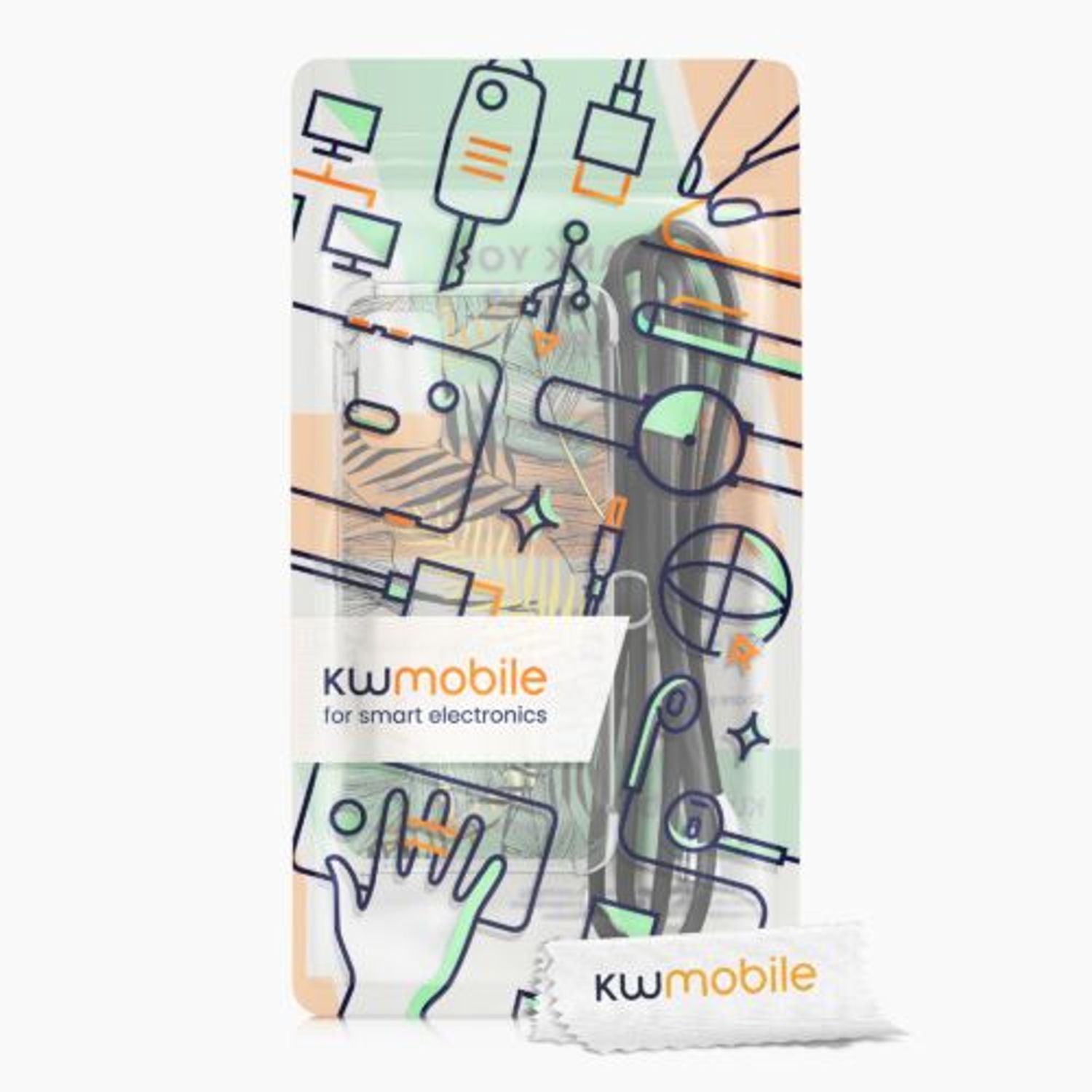 Husa pentru Xiaomi Redmi 9T, Silicon, Multicolor, 56531.01, Kwmobile fotografia produsului View 7 L