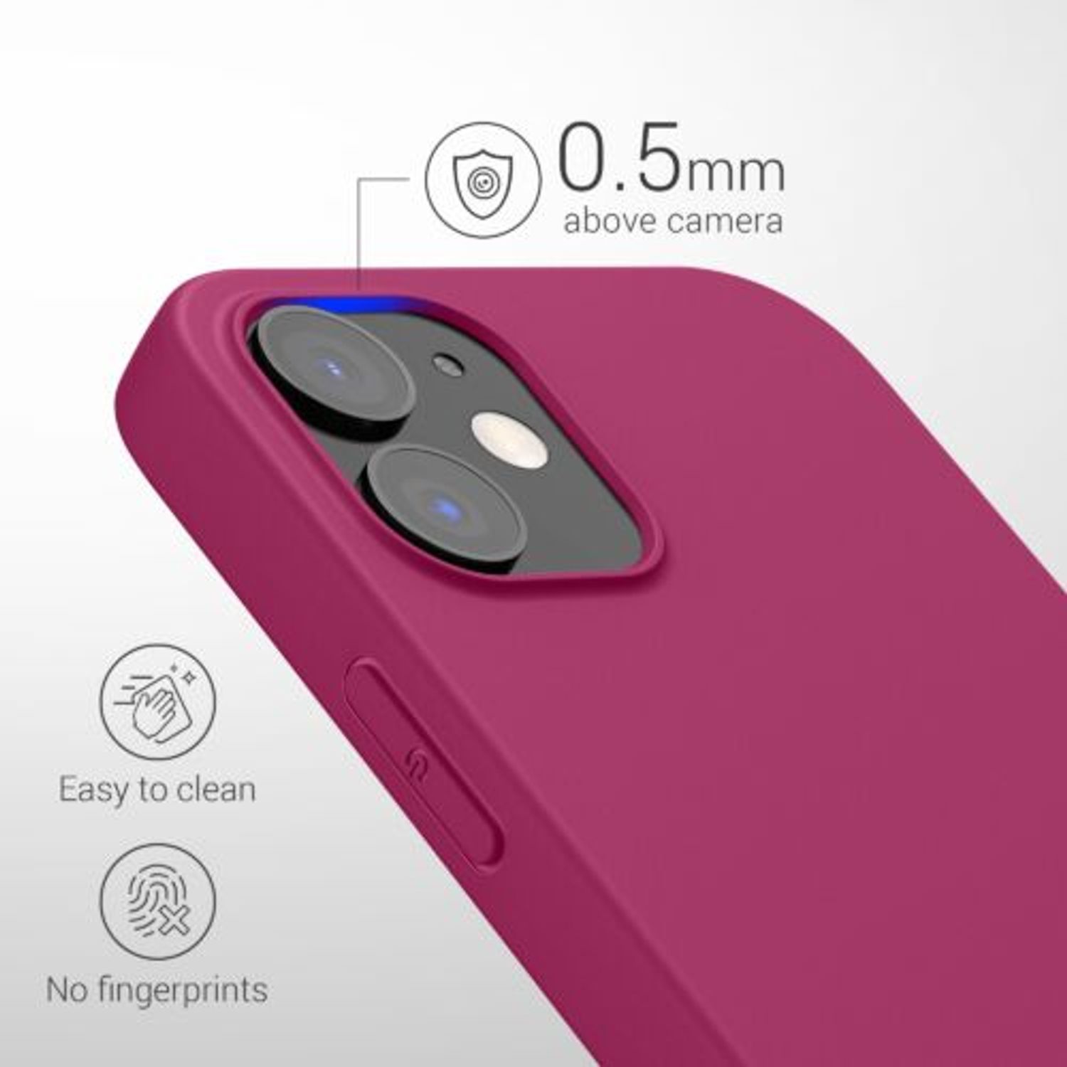 Husa pentru Apple iPhone 12/iPhone 12 Pro, Silicon, Violet, 53938.213 fotografia produsului View 4 L