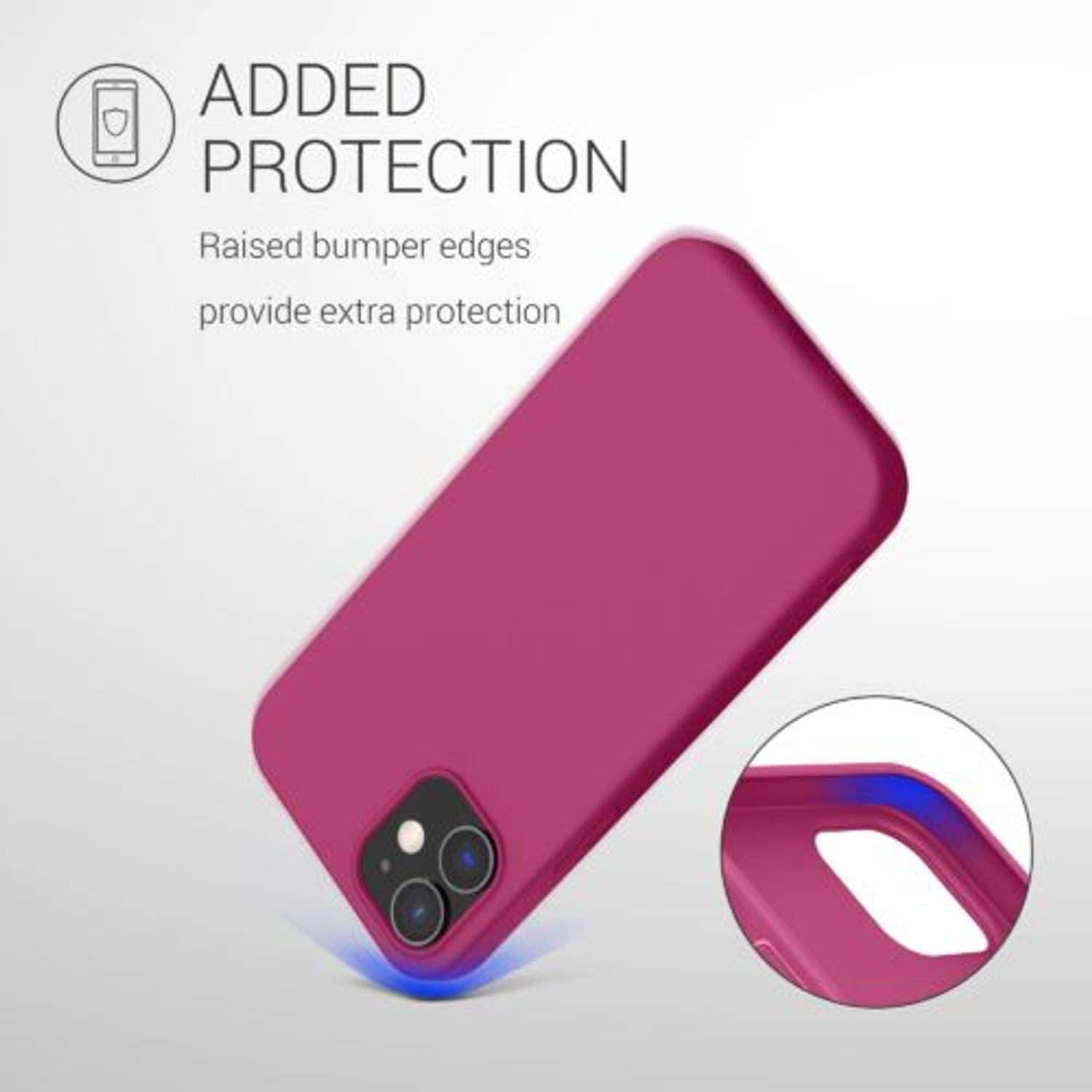 Husa pentru Apple iPhone 12/iPhone 12 Pro, Silicon, Violet, 53938.213 fotografia produsului View 7 L
