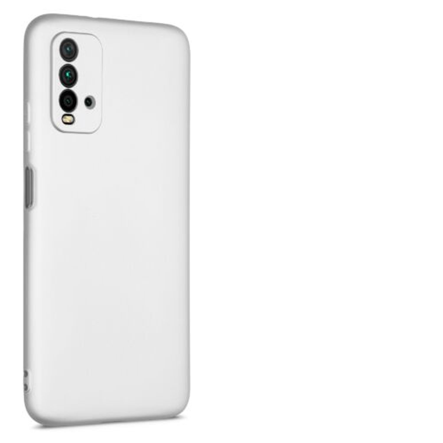 Husa pentru Xiaomi Redmi 9T, Silicon, Silver, 54338.67, Kwmobile fotografia produsului View 8 L