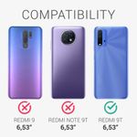 Husa pentru Xiaomi Redmi 9T, Silicon, Mov, 54337.222, Kwmobile fotografia produsului View 4 S