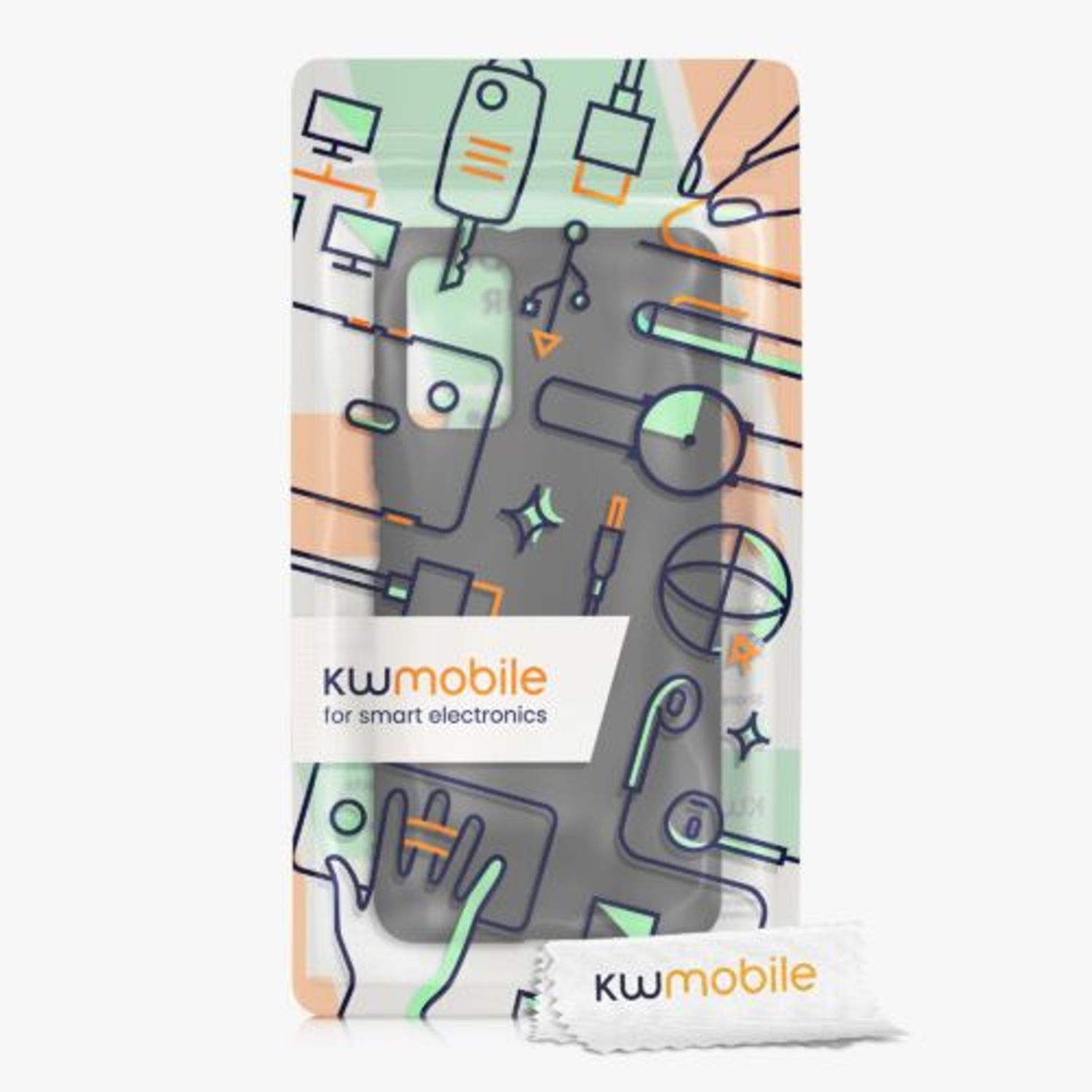 Husa pentru Xiaomi Redmi 9T, Silicon, Negru, 56567.01, Kwmobile fotografia produsului View 8 L