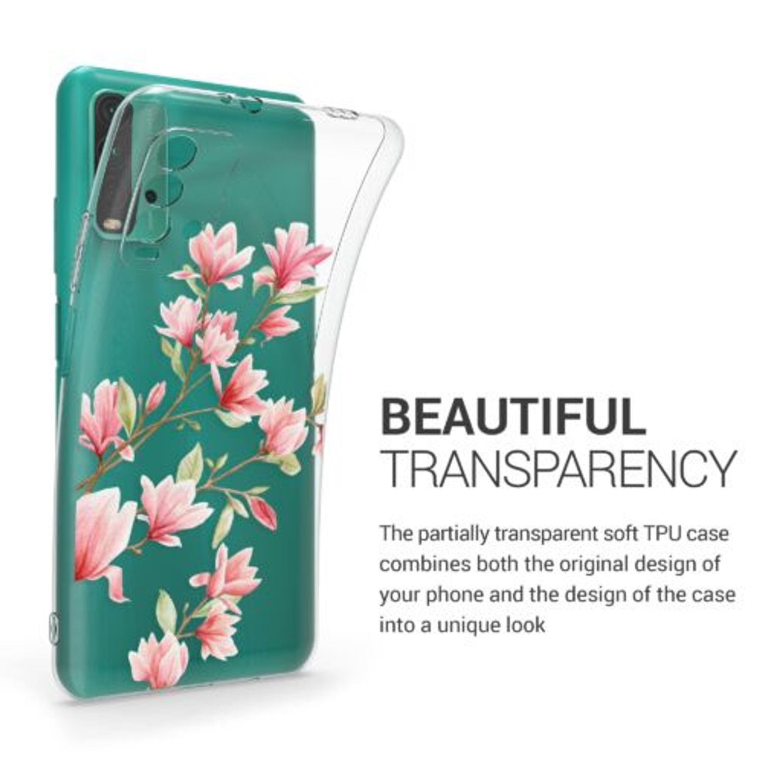 Husa pentru Xiaomi Redmi 9T, Silicon, Multicolor, 54339.02, Kwmobile fotografia produsului View 3 L