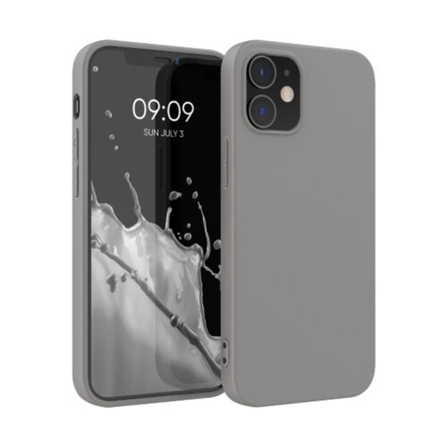 Husa pentru Apple iPhone 12/iPhone 12 Pro, Silicon, Gri, 53938.155 fotografia produsului