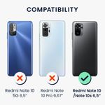Husa pentru Xiaomi Redmi Note 10/Redmi Note 10S, Silicon, Multicolor, 56534.02, Kwmobile fotografia produsului View 7 S