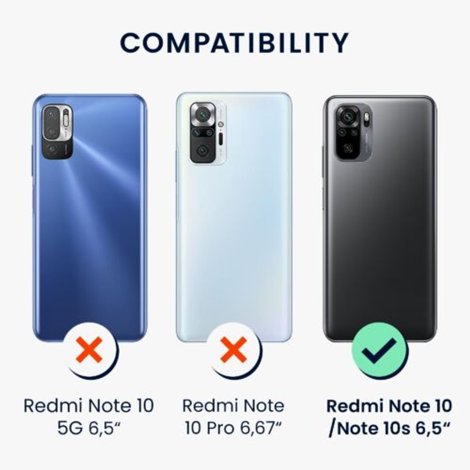 Husa pentru Xiaomi Redmi Note 10/Redmi Note 10S, Silicon, Multicolor, 56534.01, Kwmobile fotografia produsului View 6 L