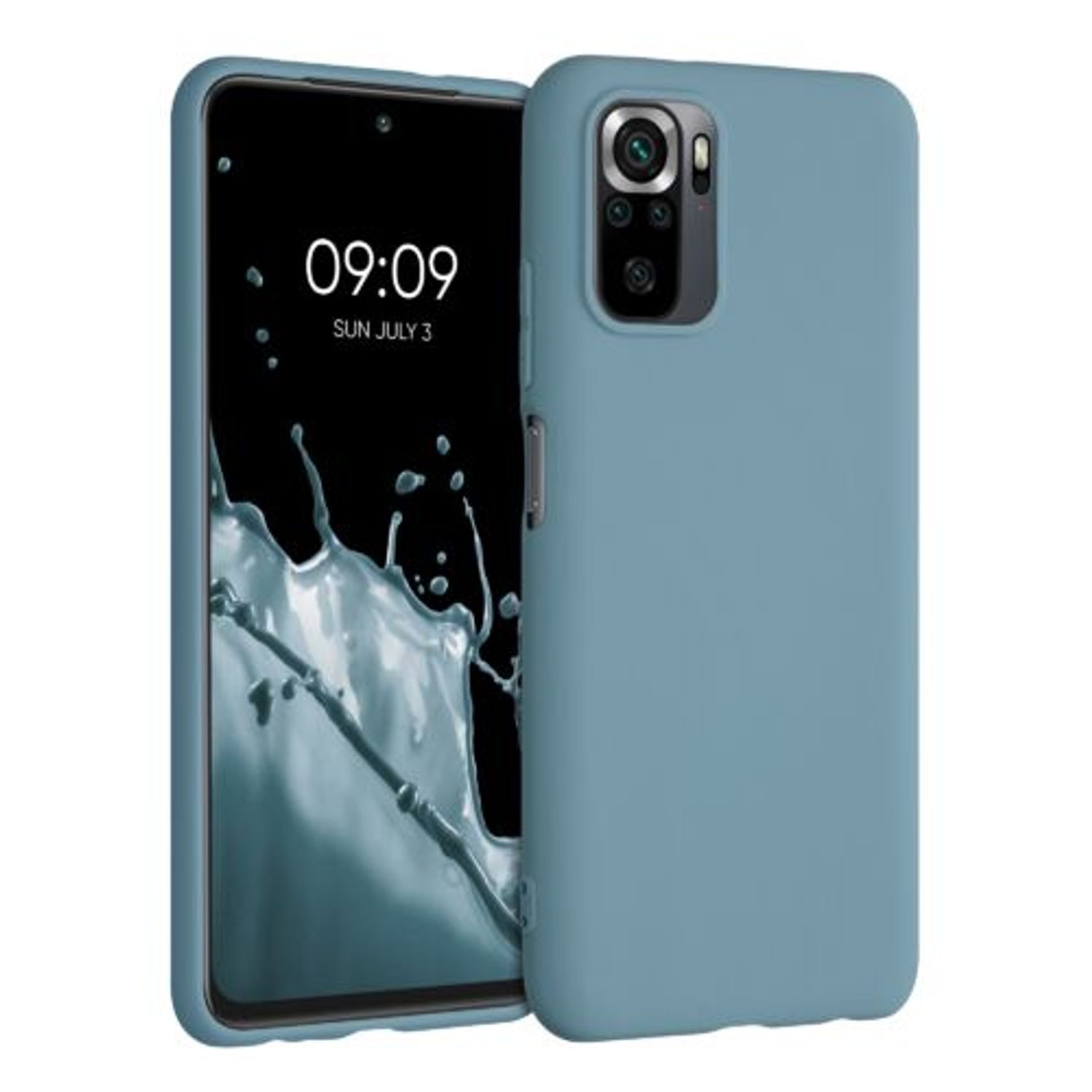 Husa pentru Xiaomi Redmi Note 10/Redmi Note 10S, Silicon, Verde, 54541.207, Kwmobile fotografia produsului