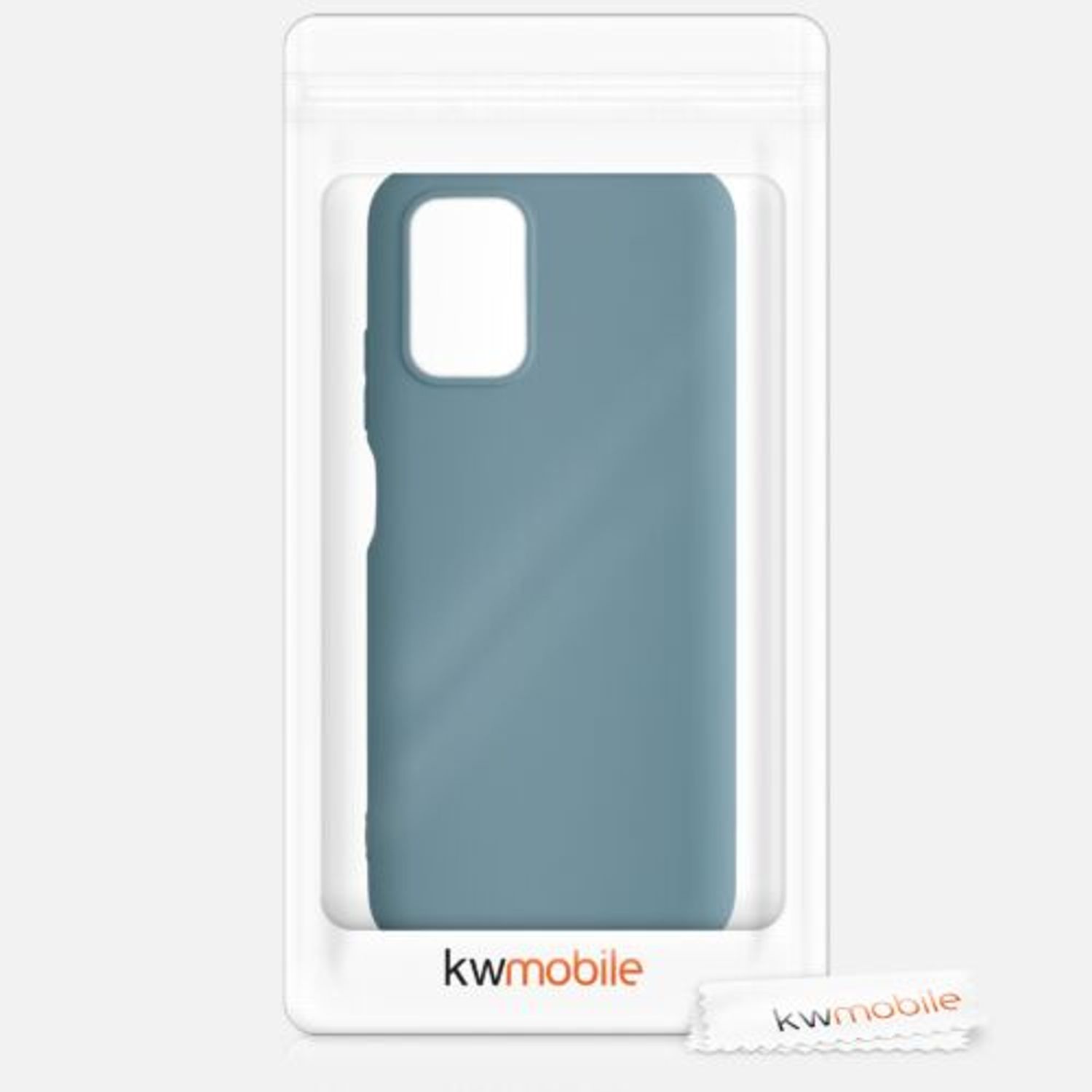 Husa pentru Xiaomi Redmi Note 10/Redmi Note 10S, Silicon, Verde, 54541.207, Kwmobile fotografia produsului View 6 L