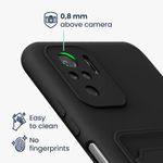 Husa pentru Xiaomi Redmi Note 10/Redmi Note 10S, Silicon, Negru, 56956.47, Kwmobile fotografia produsului View 6 S
