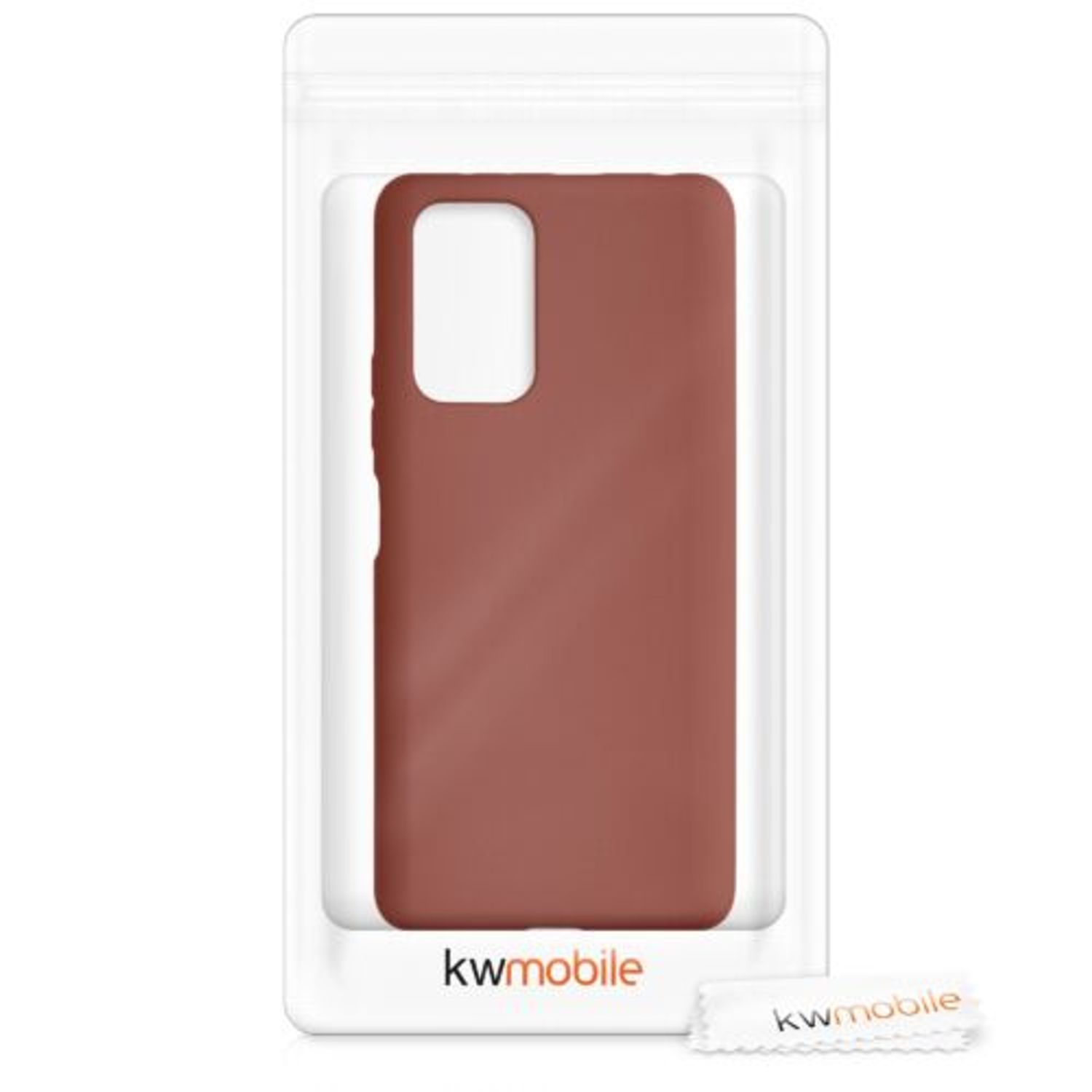 Husa pentru Xiaomi Redmi Note 10 Pro, Silicon, Rosu, 54552.178, Kwmobile fotografia produsului View 7 L
