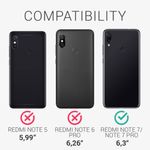 Husa pentru Xiaomi Redmi Note 7/Redmi Note 7 Pro, Silicon, Mov, 48714.221, Kwmobile fotografia produsului View 5 S