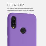 Husa pentru Xiaomi Redmi Note 7/Redmi Note 7 Pro, Silicon, Mov, 48714.221, Kwmobile fotografia produsului View 4 S