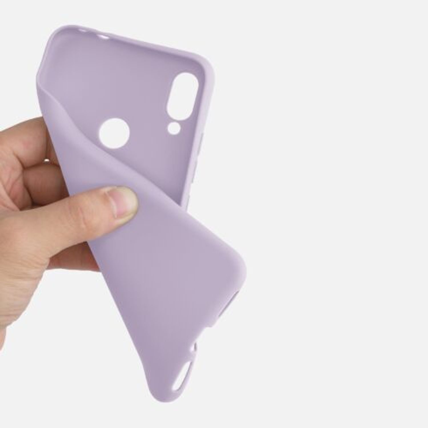 Husa pentru Xiaomi Redmi Note 7/Redmi Note 7 Pro, Silicon, Mov, 48153.108, Kwmobile fotografia produsului View 7 L