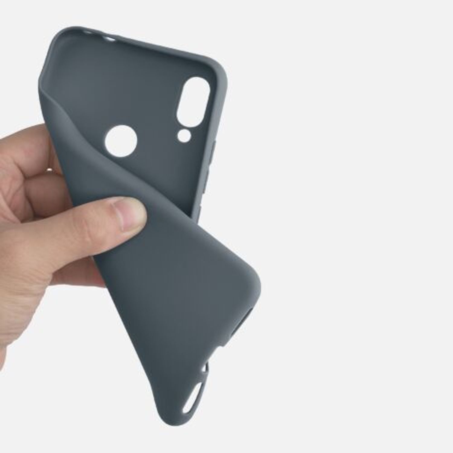 Husa pentru Xiaomi Redmi Note 7/Redmi Note 7 Pro, Silicon, Verde, 48153.202, Kwmobile fotografia produsului View 7 L