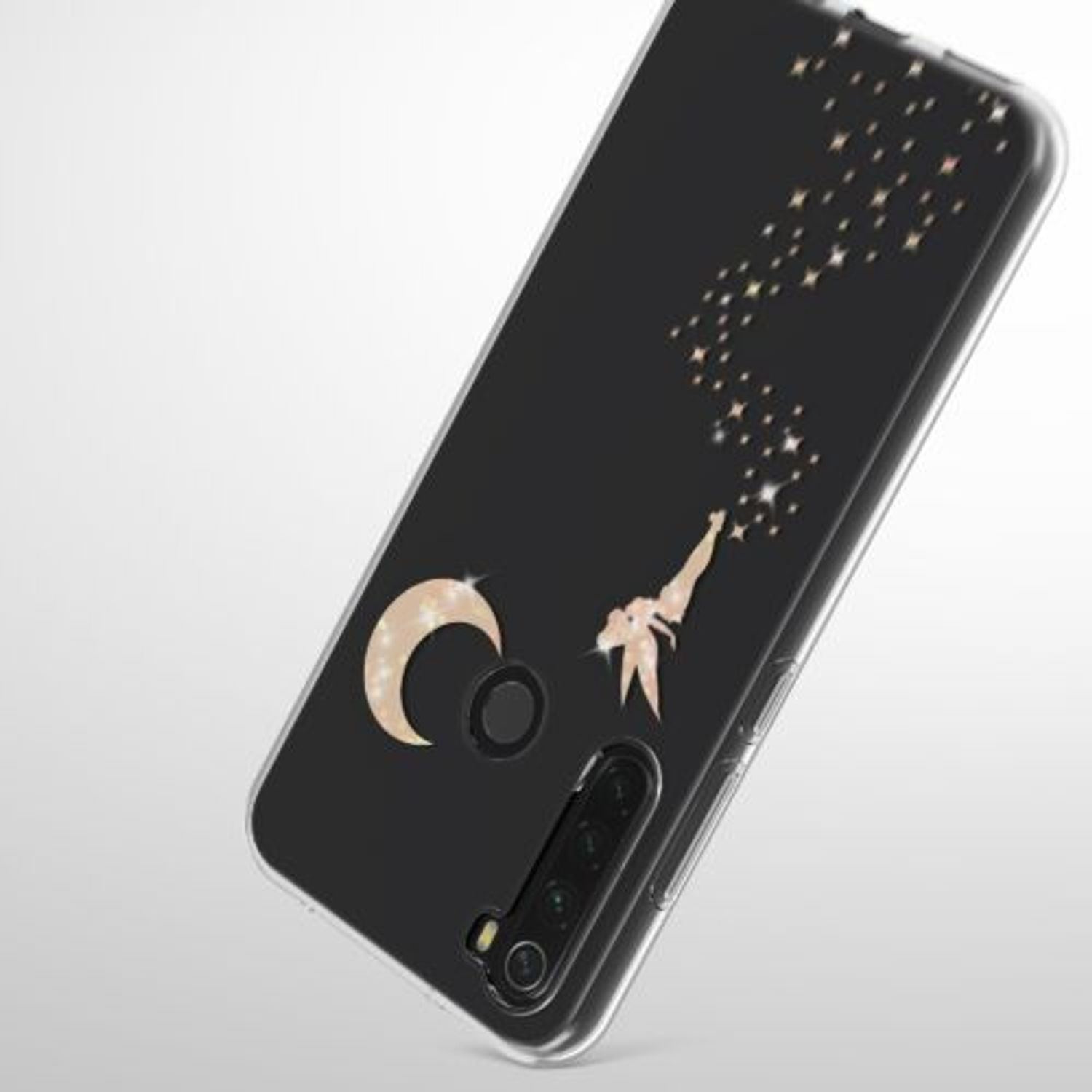 Husa pentru Xiaomi Redmi Note 8, Silicon, Gold, 50184.07, Kwmobile fotografia produsului View 7 L