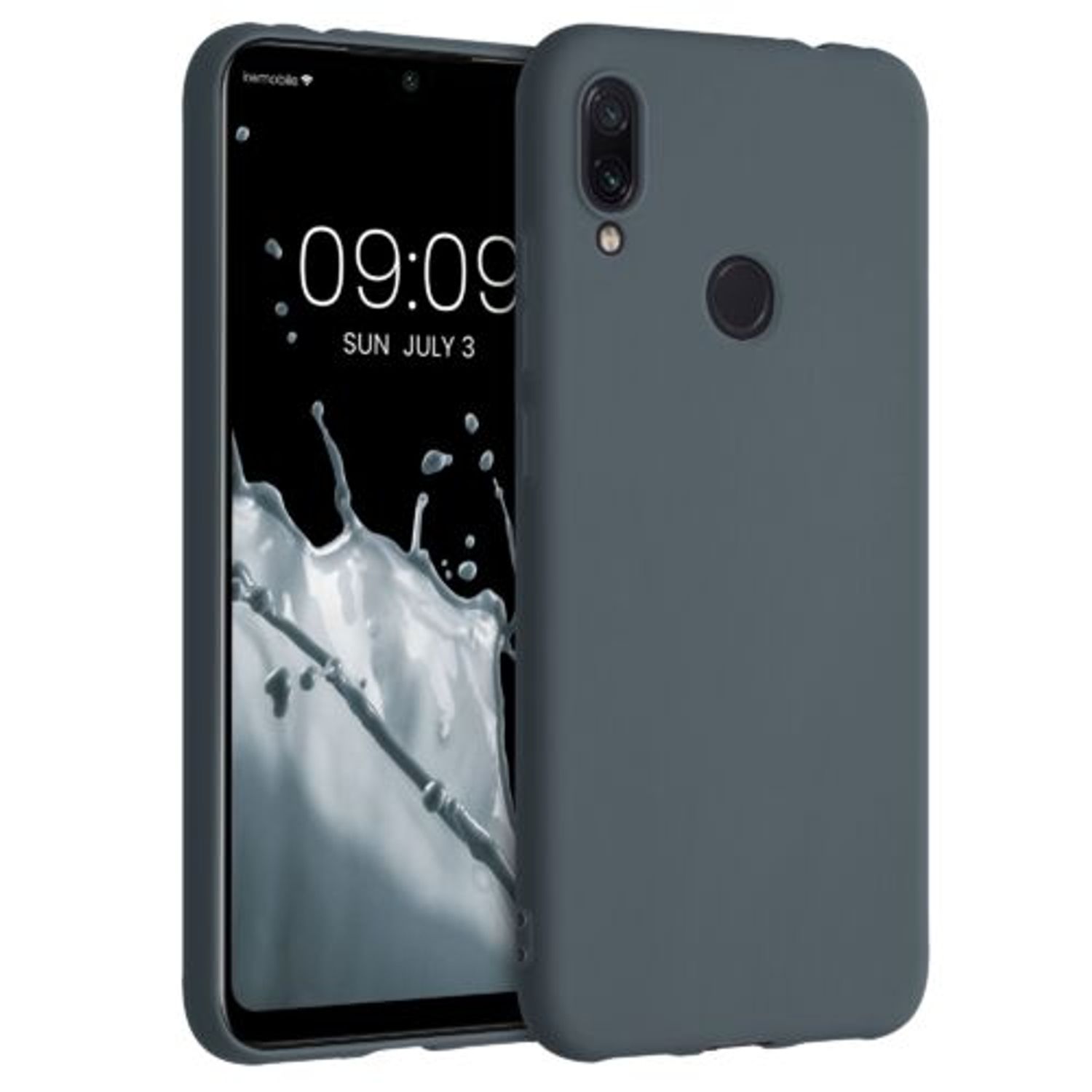 Husa pentru Xiaomi Redmi Note 7/Redmi Note 7 Pro, Silicon, Verde, 48153.202, Kwmobile fotografia produsului