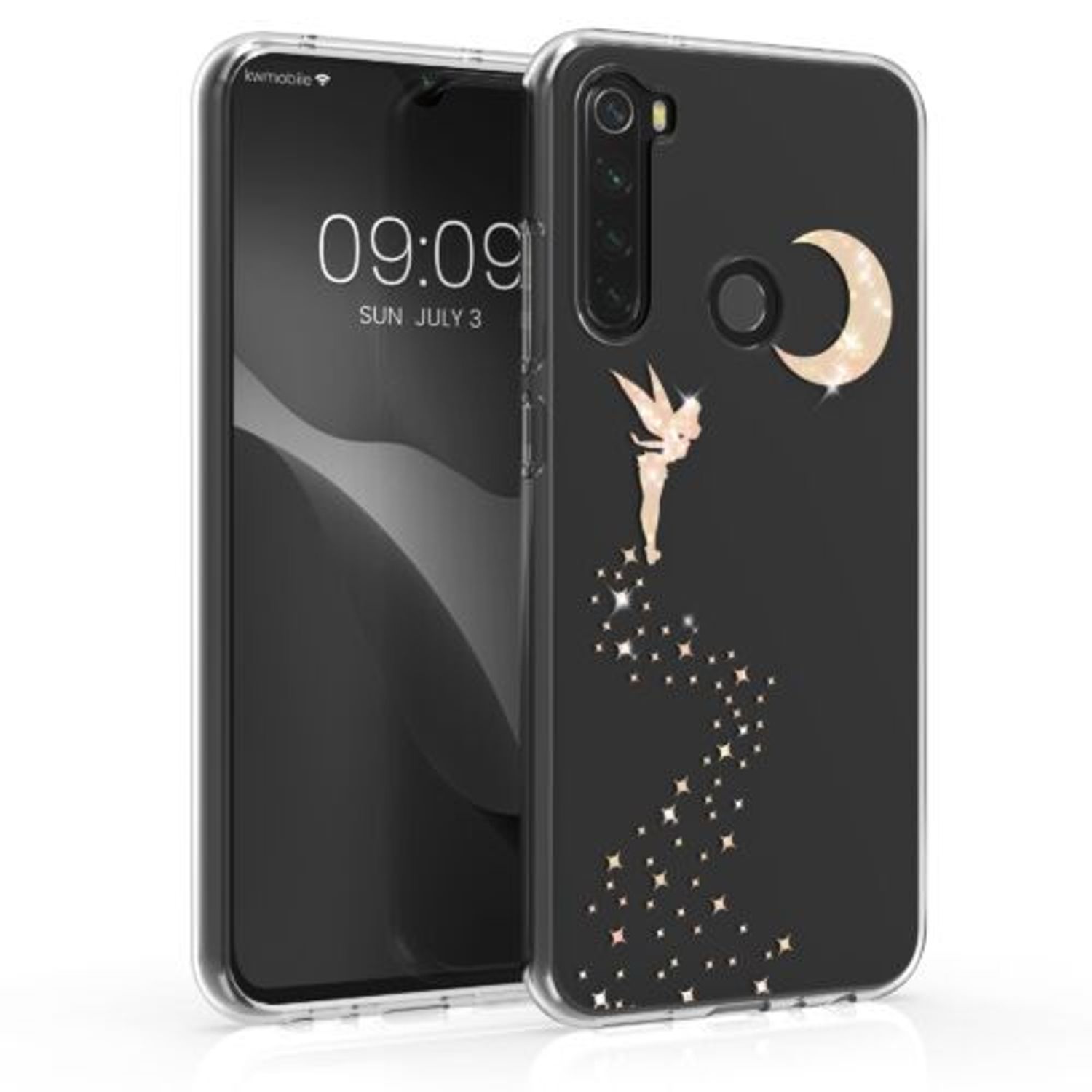 Husa pentru Xiaomi Redmi Note 8, Silicon, Gold, 50184.07, Kwmobile fotografia produsului