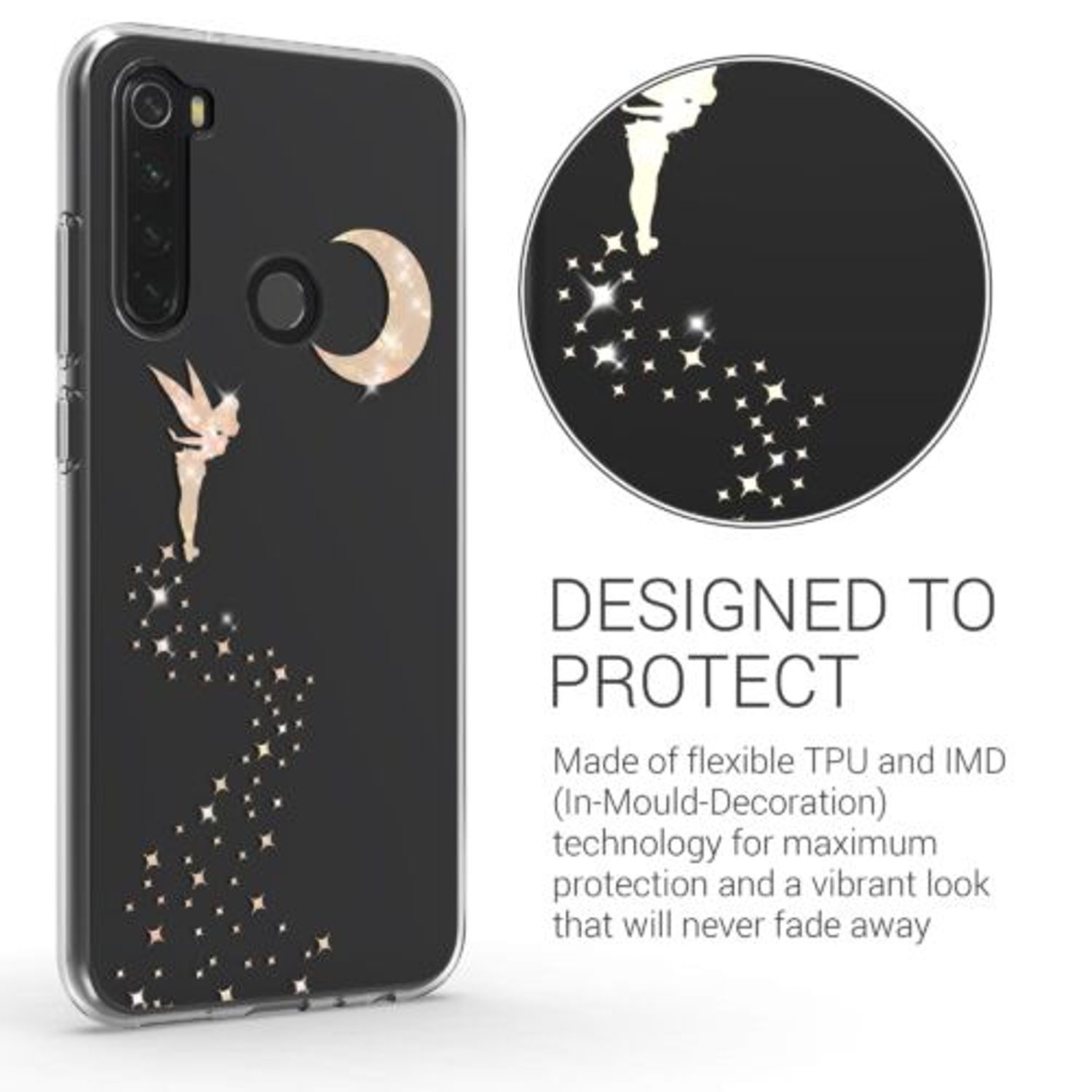 Husa pentru Xiaomi Redmi Note 8, Silicon, Gold, 50184.07, Kwmobile fotografia produsului View 10 L