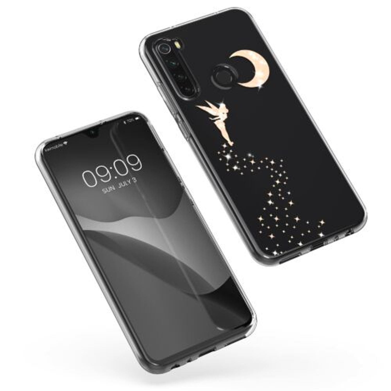 Husa pentru Xiaomi Redmi Note 8, Silicon, Gold, 50184.07, Kwmobile fotografia produsului View 8 L