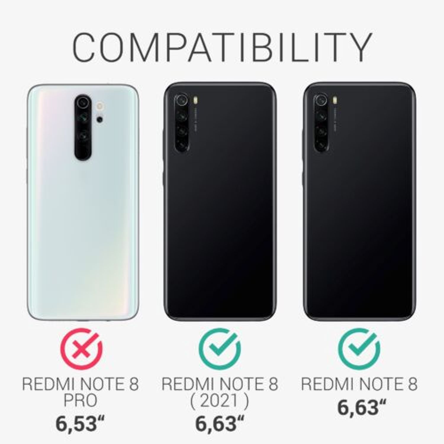 Husa pentru Xiaomi Redmi Note 8, Silicon, Rosu, 50180.187, Kwmobile fotografia produsului View 5 L