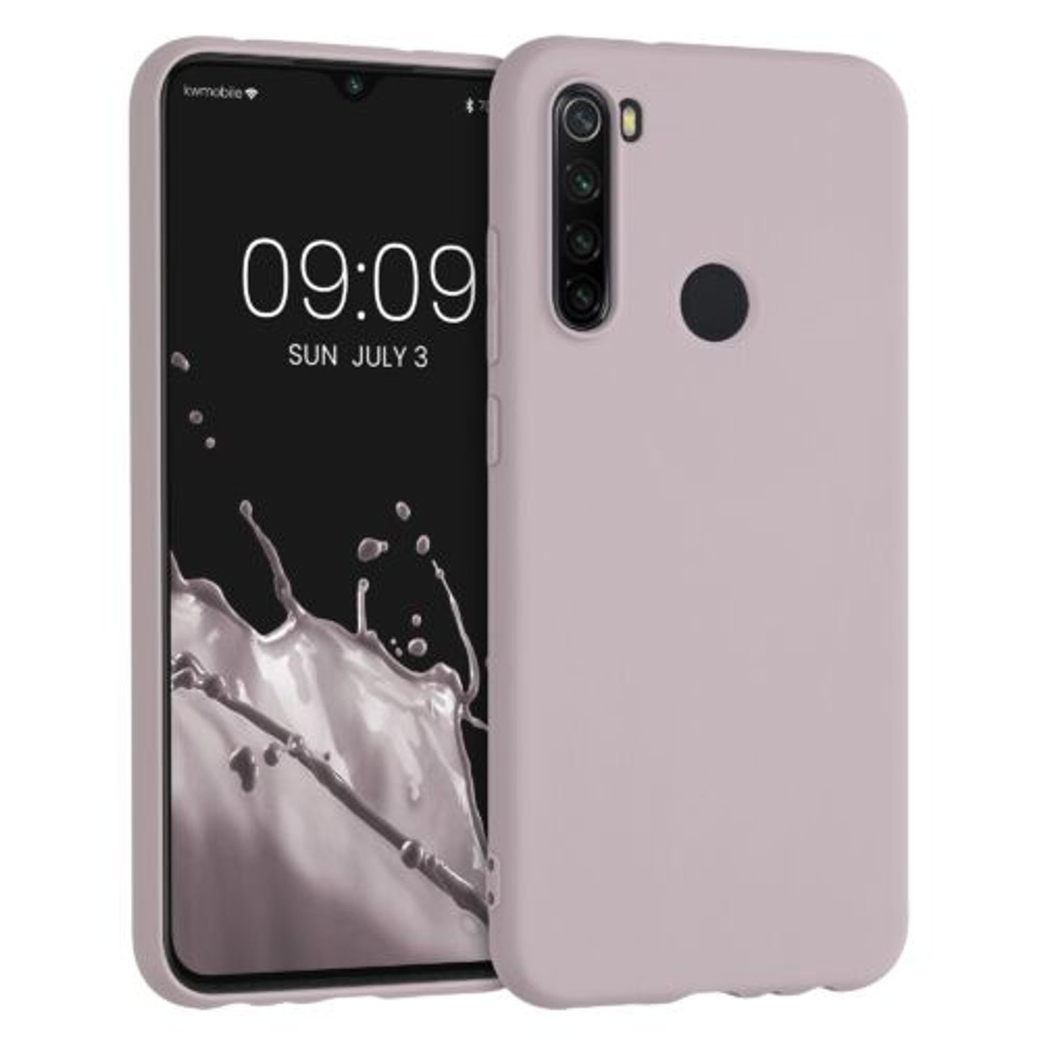 Husa pentru Xiaomi Redmi Note 8, Silicon, Mov, 50180.192, Kwmobile fotografia produsului