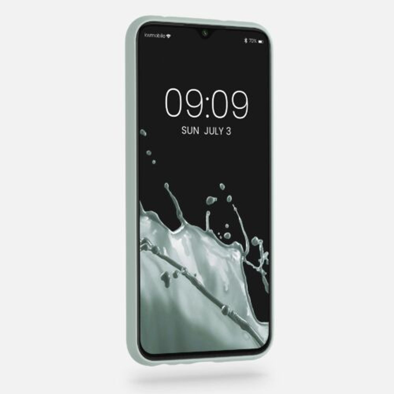 Husa pentru Xiaomi Redmi Note 8, Silicon, Verde, 50180.200, Kwmobile fotografia produsului View 3 L