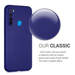 Husa pentru Xiaomi Redmi Note 8, Silicon, Albastru, 50181.64, Kwmobile fotografia produsului View 3 S