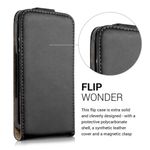 Husa pentru Apple iPhone 4/iPhone 4s, Piele ecologica, Negru, 10025 fotografia produsului View 4 S