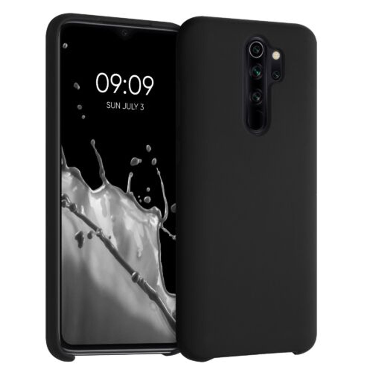 Husa pentru Xiaomi Redmi Note 8 Pro, Silicon, Negru, 50248.01, Kwmobile fotografia produsului
