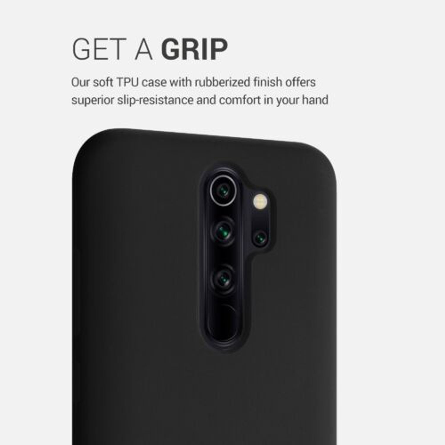 Husa pentru Xiaomi Redmi Note 8 Pro, Silicon, Negru, 50248.01, Kwmobile fotografia produsului View 4 L