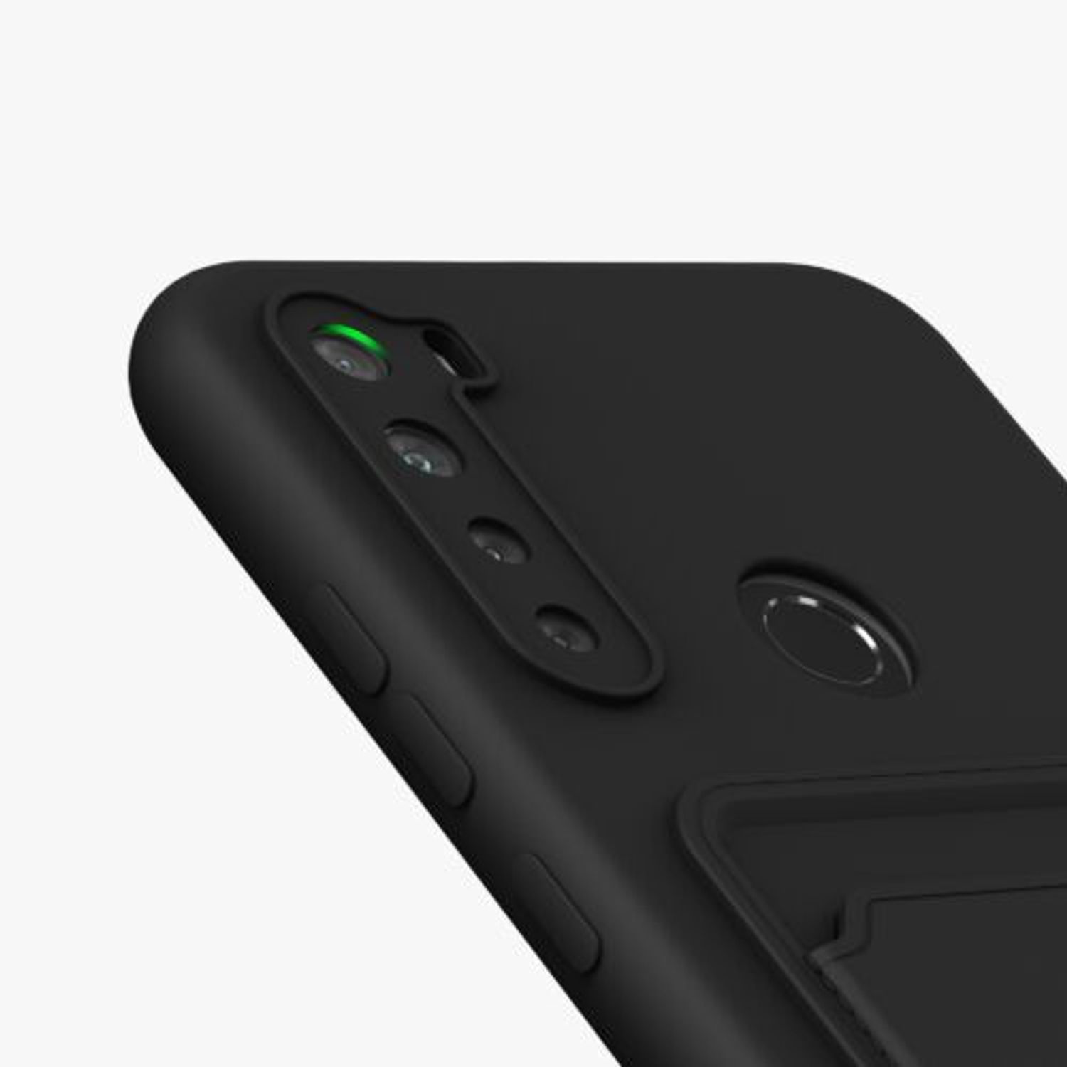 Husa pentru Xiaomi Redmi Note 8, Silicon, Negru, 56953.47, Kwmobile fotografia produsului View 2 L