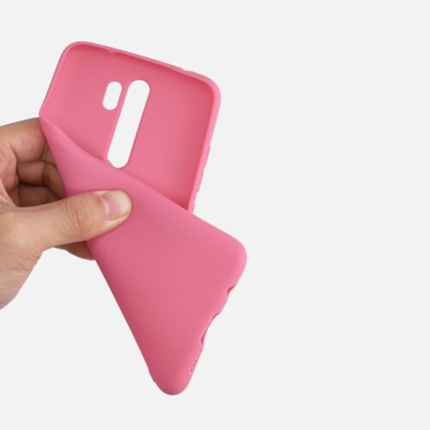Husa pentru Xiaomi Redmi Note 8 Pro, Silicon, Roz, 50242.212, Kwmobile fotografia produsului View 7 L