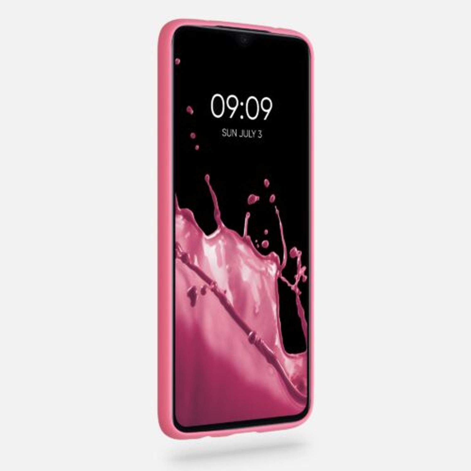 Husa pentru Xiaomi Redmi Note 8 Pro, Silicon, Roz, 50242.212, Kwmobile fotografia produsului View 3 L