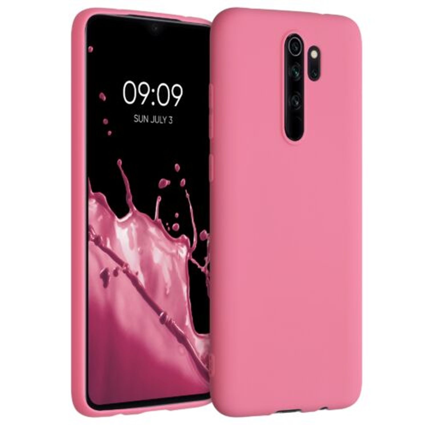 Husa pentru Xiaomi Redmi Note 8 Pro, Silicon, Roz, 50242.212, Kwmobile fotografia produsului