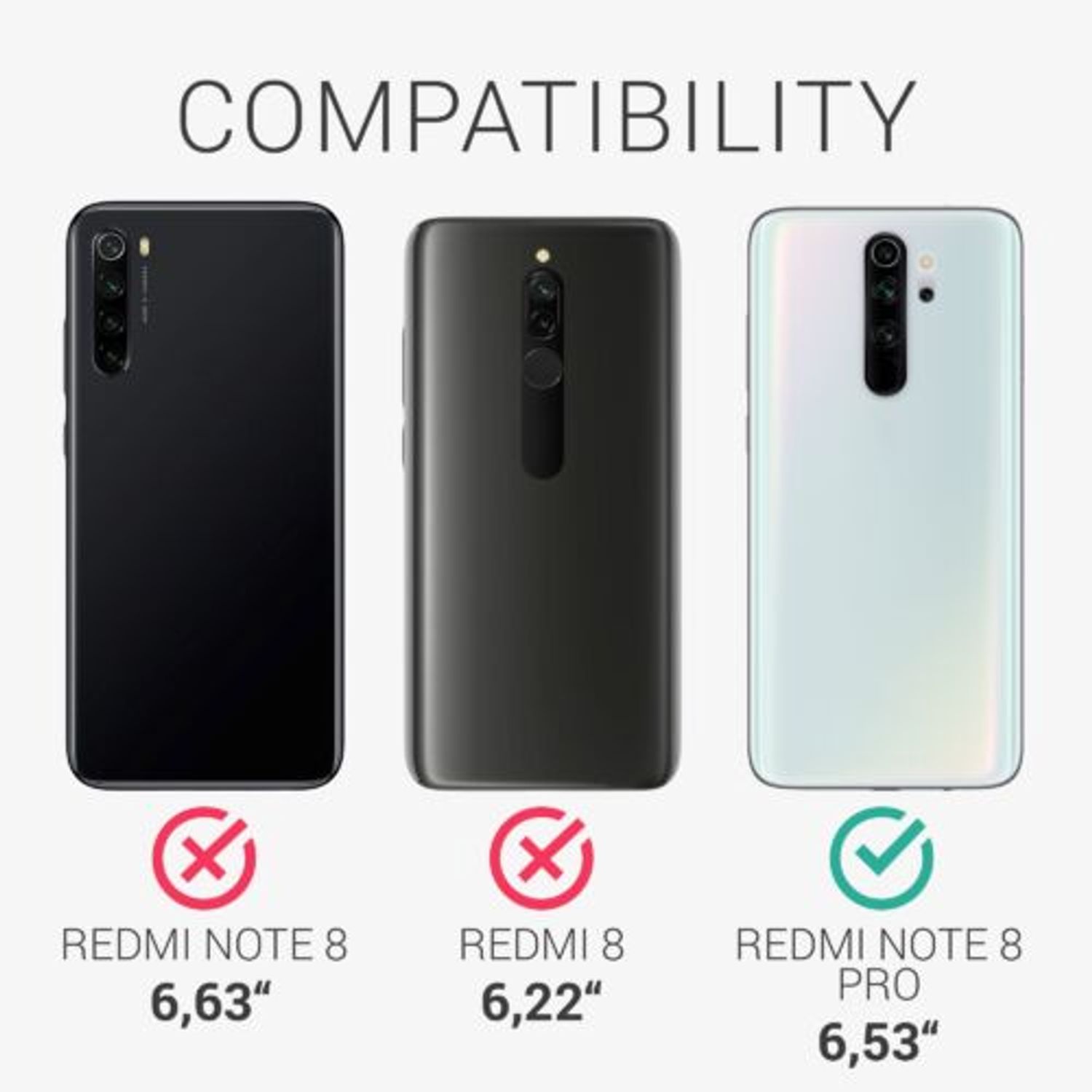 Husa pentru Xiaomi Redmi Note 8 Pro, Silicon, Roz, 50242.212, Kwmobile fotografia produsului View 5 L