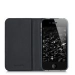 Husa pentru Apple iPhone 4/iPhone 4s, Piele ecologica, Negru, 16005.47 fotografia produsului View 5 S