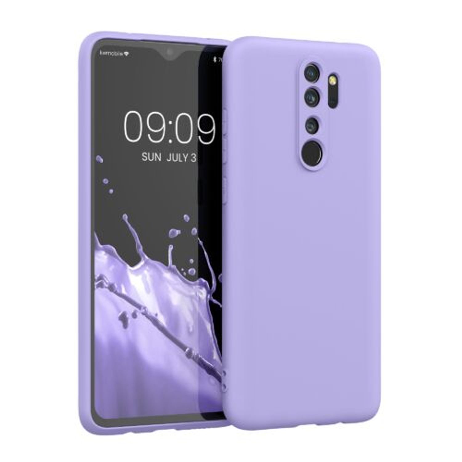 Husa pentru Xiaomi Redmi Note 8 Pro, Silicon, Mov, 56563.108, Kwmobile fotografia produsului