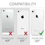 Husa pentru Apple iPhone 4/iPhone 4s, Piele ecologica, Negru, 16005.47 fotografia produsului View 2 S