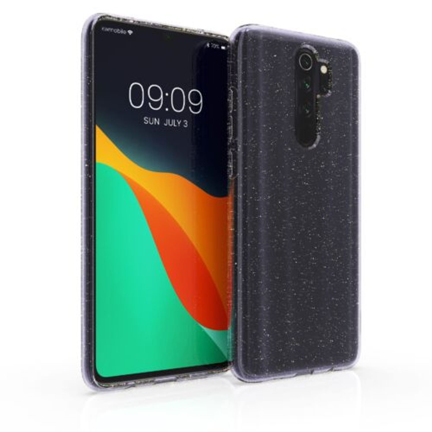 Husa pentru Xiaomi Redmi Note 8 Pro, Silicon, Transparent, 56835.03, Kwmobile fotografia produsului View 12 L