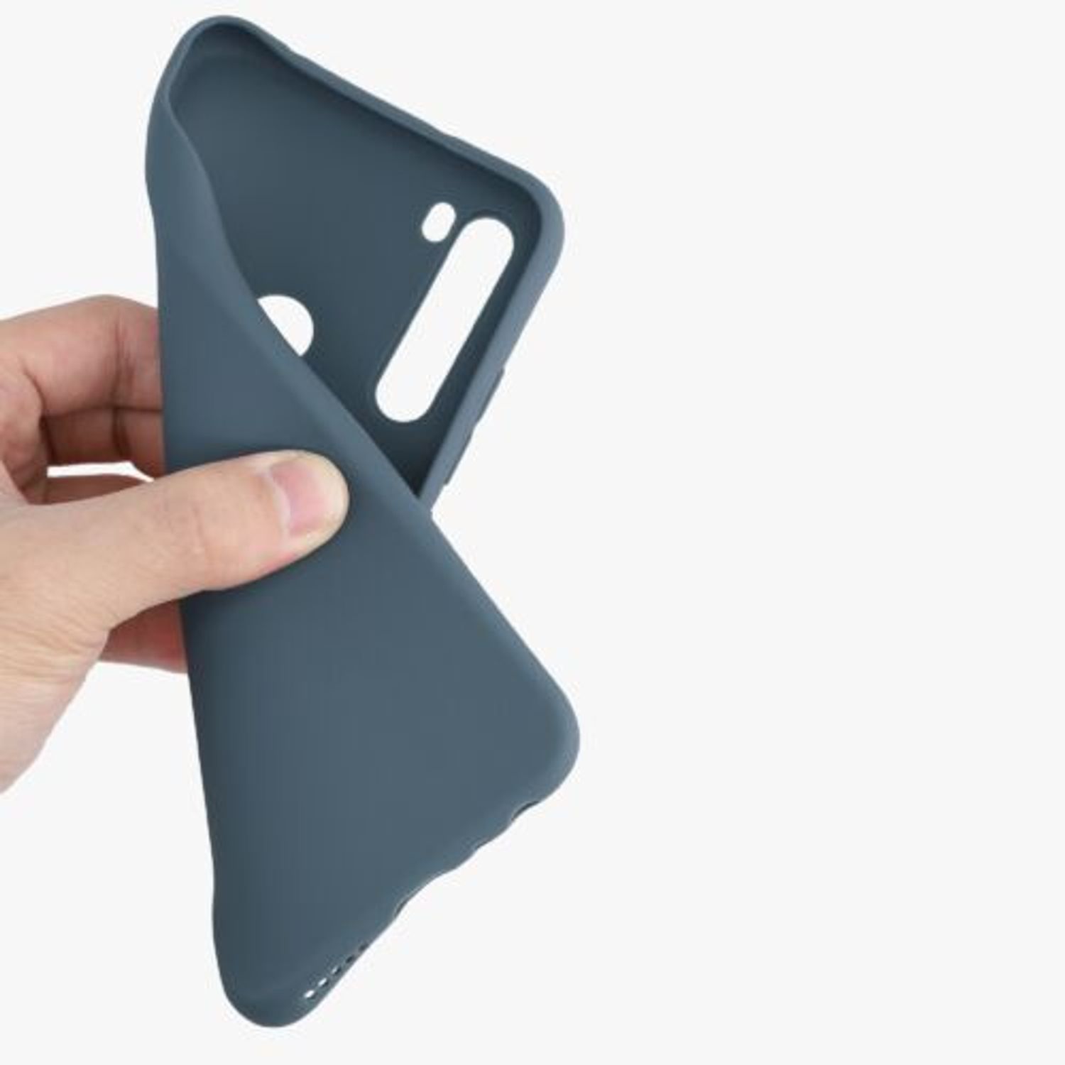 Husa pentru Xiaomi Redmi Note 8T, Silicon, Verde, 50956.202, Kwmobile fotografia produsului View 7 L