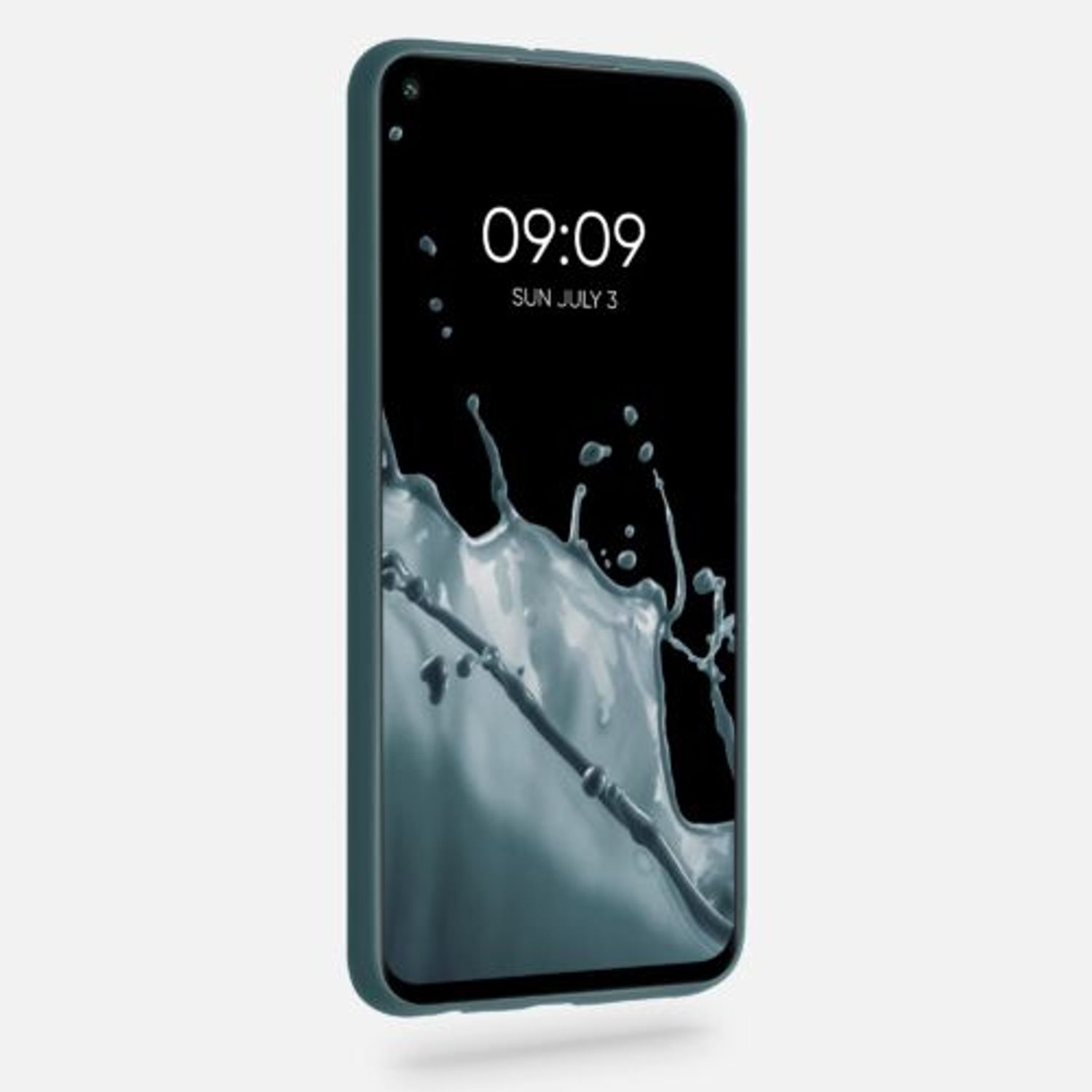 Husa pentru Xiaomi Redmi Note 9, Silicon, Verde, 52437.207, Kwmobile fotografia produsului View 3 L