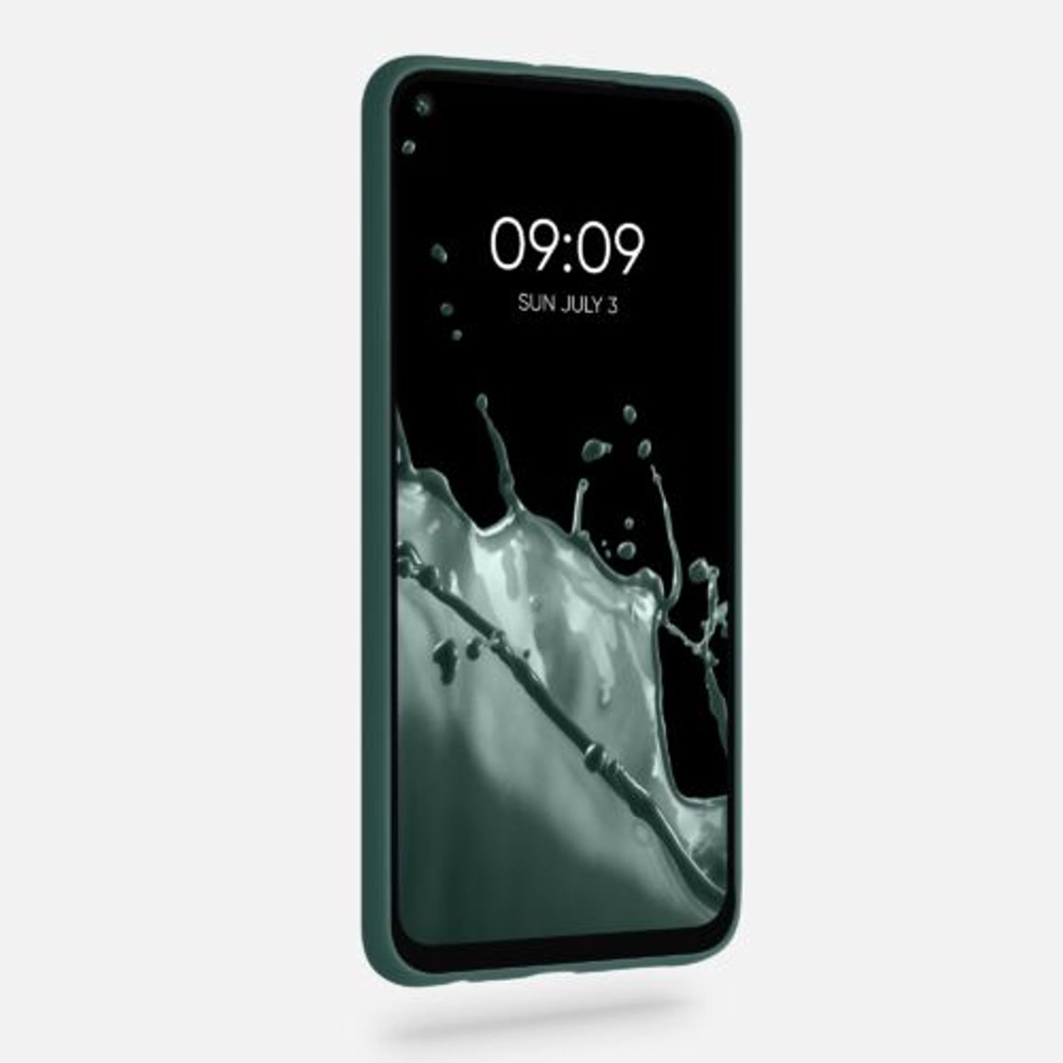 Husa pentru Xiaomi Redmi Note 9, Silicon, Verde, 52437.171, Kwmobile fotografia produsului View 3 L